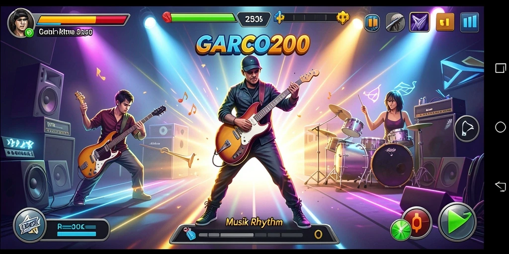 Tampilan antarmuka GARCO200 yang dinamis dan menarik.